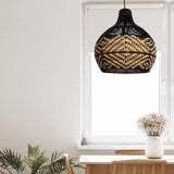Load image into Gallery viewer, Beach Rattan Pendant Light for Kitchen Island