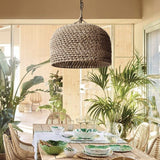Load image into Gallery viewer, Retro Pendant Lights Hemp Rope Woven Lampshade