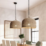 Load image into Gallery viewer, Retro Pendant Lights Hemp Rope Woven Lampshade