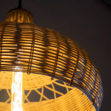 Load image into Gallery viewer, Rattan Patio Pendant Light Bohemian Lampshade