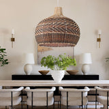 Load image into Gallery viewer, Kitchen Lampshade Vintage Rattan Pendant Light