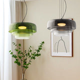 Load image into Gallery viewer, Large Triple Layer Glass Pendant Lights