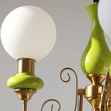 Load image into Gallery viewer, Modern Creative Art Green Chandelier