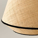 Load image into Gallery viewer, Black Geometric Fabric Pendant Light
