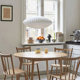Load image into Gallery viewer, Silk Fabric Oval Nelson Bubble Pendant Lamp