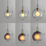 Load image into Gallery viewer, Modern Glass Ball Pendant Lights