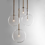 Load image into Gallery viewer, Modern Chandelier Glass Pendant Light Creative Living Room Light