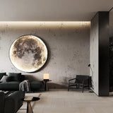 Load image into Gallery viewer, Moon Wall Lamp Modern Light Trichromatic Light Adjustable Creative Corridor Mural Lamp