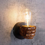 Load image into Gallery viewer, Industrial Retro Fist Wall Lamp Resin Lighting Fixture for Indoor Wall Decor
