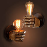 Load image into Gallery viewer, Industrial Retro Fist Wall Lamp Resin Lighting Fixture for Indoor Wall Decor