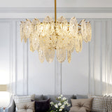 Load image into Gallery viewer, Luxury Led Crystal Chandeliers Lighting Living room Hanging Lamp