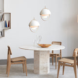 Load image into Gallery viewer, Nordic bedroom bedside creative metal single-head chandelier