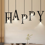 Load image into Gallery viewer, Loft Style English Letters DIY Portfolio Iron Droplight Industrial Vintage LED Pendant Light Fixtures Hanging Lamp Lighting