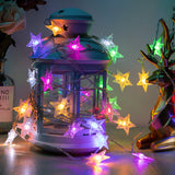 Load image into Gallery viewer, Star String Lights 100 LED Christmas Lights Twinkle Fairy Lamps