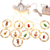 Load image into Gallery viewer, 3D Curtain LED Christmas String Lights Fairy Light with 8 Flashing Modes