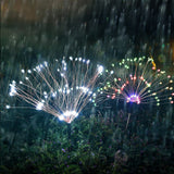 Load image into Gallery viewer, 2 Modes 150 LED Solar Powered Firework Light Waterproof DIY Outdoor Decoration