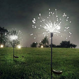 Load image into Gallery viewer, 2 Modes 150 LED Solar Powered Firework Light Waterproof DIY Outdoor Decoration