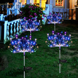 Load image into Gallery viewer, 2 Modes 150 LED Solar Powered Firework Light Waterproof DIY Outdoor Decoration