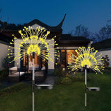 Load image into Gallery viewer, 2 Modes 150 LED Solar Powered Firework Light Waterproof DIY Outdoor Decoration