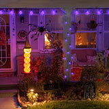 Load image into Gallery viewer, Brightown Solar String Lights Outdoor Crystal Globe Lights with 8 Lighting Modes