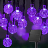 Load image into Gallery viewer, Brightown Solar String Lights Outdoor Crystal Globe Lights with 8 Lighting Modes