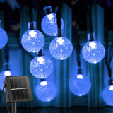 Load image into Gallery viewer, Brightown Solar String Lights Outdoor Crystal Globe Lights with 8 Lighting Modes