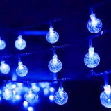 Load image into Gallery viewer, Brightown Solar String Lights Outdoor Crystal Globe Lights with 8 Lighting Modes