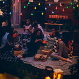 Load image into Gallery viewer, Brightown Solar String Lights Outdoor Crystal Globe Lights with 8 Lighting Modes