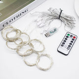 Load image into Gallery viewer, Curtain LED Light Neon USB 8-Mode Fairy Lamp with Remote Control