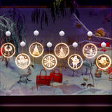 Load image into Gallery viewer, 3D Christmas LED Hanging Lights Festive Lights and Star Lights