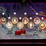 Load image into Gallery viewer, 3D Christmas LED Hanging Lights Festive Lights and Star Lights