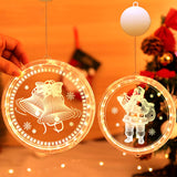 Load image into Gallery viewer, 3D Christmas LED Hanging Lights Festive Lights and Star Lights