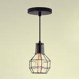 Load image into Gallery viewer, Black Pendant Light Creative Minimalist Style Hanging Lamp