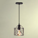 Load image into Gallery viewer, Black Pendant Light Creative Minimalist Style Hanging Lamp