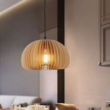 Load image into Gallery viewer, Farmhouse Chandelier Wooden Pumpkin Lamp Rustic Small Pendant Light