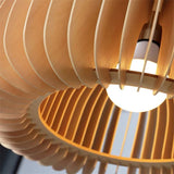 Load image into Gallery viewer, Farmhouse Chandelier Wooden Pumpkin Lamp Rustic Small Pendant Light