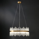 Load image into Gallery viewer, Modern Minimalist Round Lamp Luxury Crystal Chandelier Decorative Hanging Light