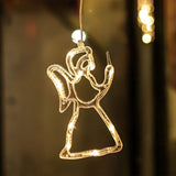 Load image into Gallery viewer, 3D Christmas Decoration Window Hanging Lights with Suction Cup