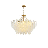 Load image into Gallery viewer, Luxury Modern Minimalist Living Room Shade Feather Chandelier