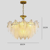 Load image into Gallery viewer, Luxury Modern Minimalist Living Room Shade Feather Chandelier
