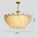 Load image into Gallery viewer, Luxury Modern Minimalist Living Room Shade Feather Chandelier