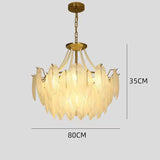 Load image into Gallery viewer, Luxury Modern Minimalist Living Room Shade Feather Chandelier