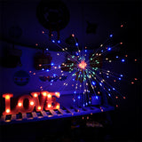 Load image into Gallery viewer, 120 LEDs Plug-in 8 Mode Explosion Fireworks Led Copper Wire Fairy Lights