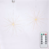 Load image into Gallery viewer, 120 LEDs Plug-in 8 Mode Explosion Fireworks Led Copper Wire Fairy Lights