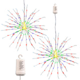 Load image into Gallery viewer, 120 LEDs Plug-in 8 Mode Explosion Fireworks Led Copper Wire Fairy Lights