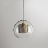 Load image into Gallery viewer, Modern Style 1 Light Globe Glass Pendant Light