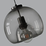 Load image into Gallery viewer, Modern Pendant Light Fixture with Smoky Grey Glass Shade