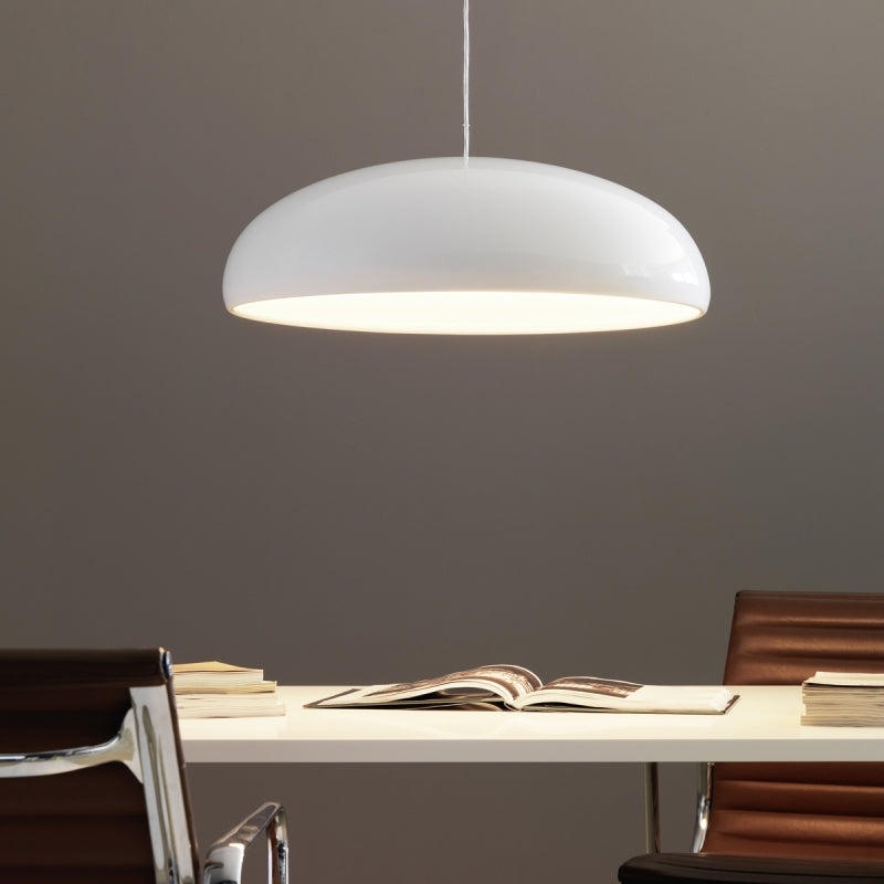 Demolights Modern Metal Pendant Light with Acrylic Shade Living Room ... - Metal-Wrapped Pendant Light For Apartments