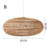 Load image into Gallery viewer, Basket Rattan Woven Lantern Chandelier Pendant Lamp Shade