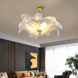 Load image into Gallery viewer, Modern Feather Home Chandelier Nordic Craft Pendant Lighting